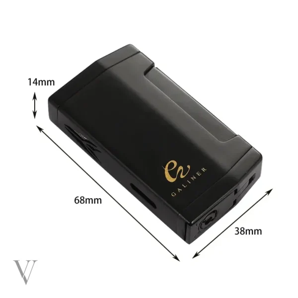 Briquet doré pour une expérience raffinée