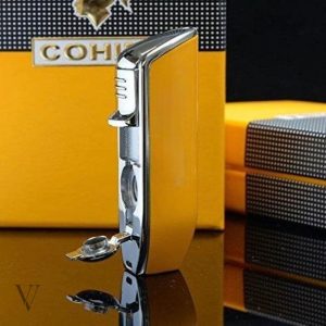 Accessoire pour cave à cigares, briquet chalumeau
