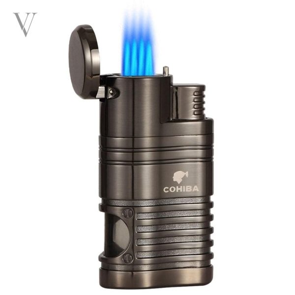 Chalumeau 4 torches NewPunch, idéal pour fumeurs de cigares