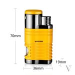 Briquet à flamme réglable, accessoire pour cave à cigares