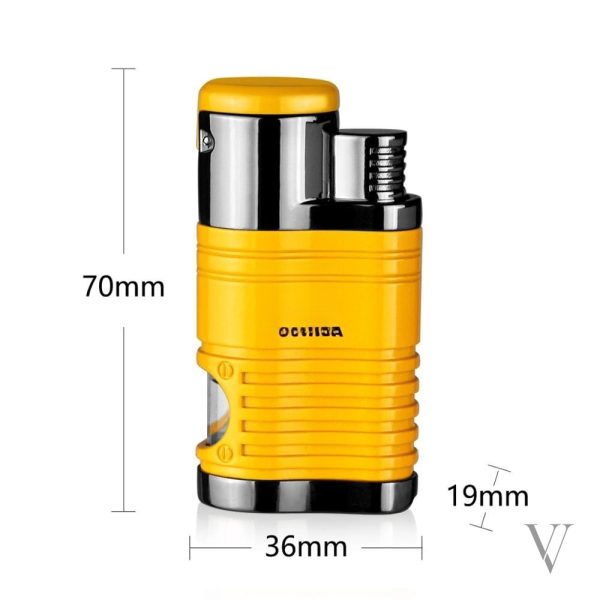 Briquet à flamme réglable, accessoire pour cave à cigares