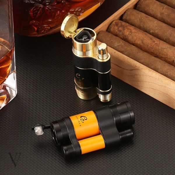 briquet-chalumeau-cohiba-3-torches-tower-1 Briquet chalumeau 3 torches TOWER pour cigares