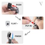 Briquet design à flamme parfaite - GAMBIT pour les connaisseurs