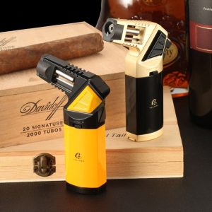 Briquet Chalumeau Hercules avec style design pour cigares