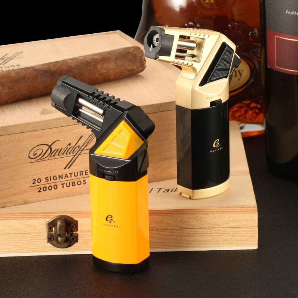 Briquet Chalumeau Hercules avec style design pour cigares