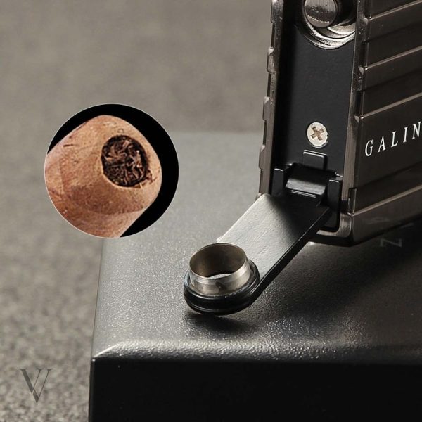 Briquet à flamme réglable, idéal pour cigares