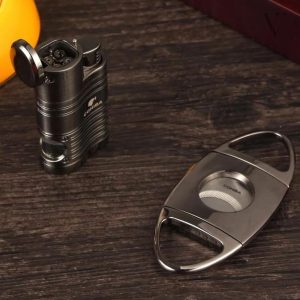 Briquet COHIBA rouge au design élégant