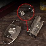 Accessoire COHIBA, briquet et coupe-cigare en un