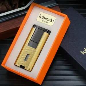 Briquet torche puissant, idéal pour les amateurs de cigares