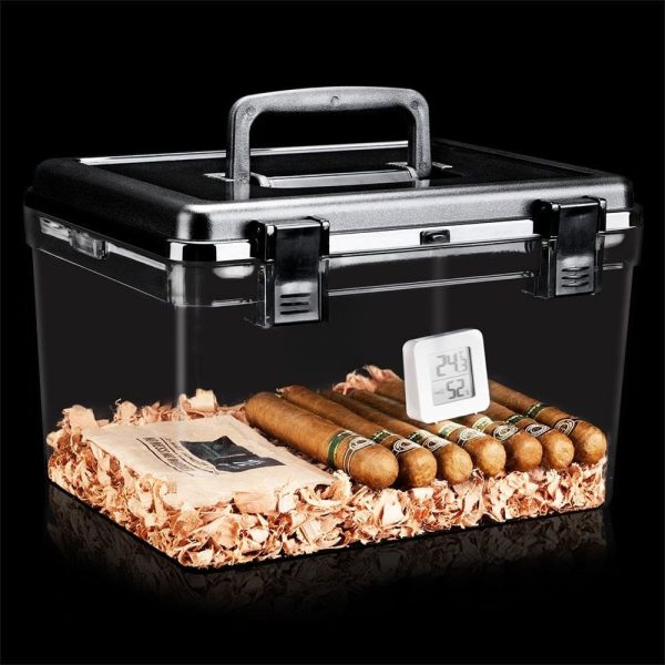 Humidor en verre pour le stockage de cigares