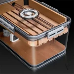 Humidor en verre pour passionnés de cigares