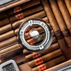 Cave à cigare avec design élégant en transparence