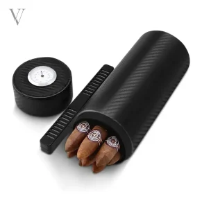 Cave à cigare design ORBAL CARBON pour amateurs exigeants