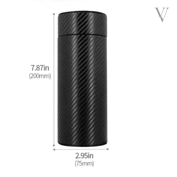 Cylindre ORBAL CARBON, accessoire de luxe pour cigares
