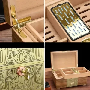 Coffret à cigares design élégant pour les passionnés