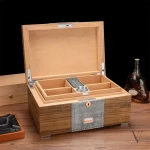 Conservation de cigares dans un humidificateur premium
