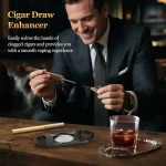 Coffret de voyage pour cigares avec accessoires