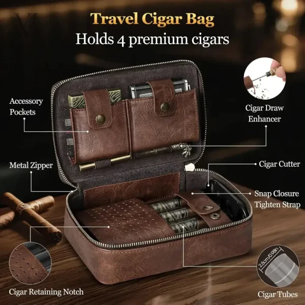 Accessoires complets pour cave à cigares