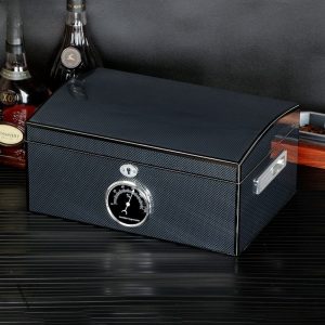Cave à Cigare Troubadour Carbone, humidification optimale