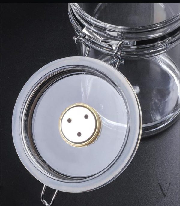Humidor en cristal pour amateurs de cigares raffinés
