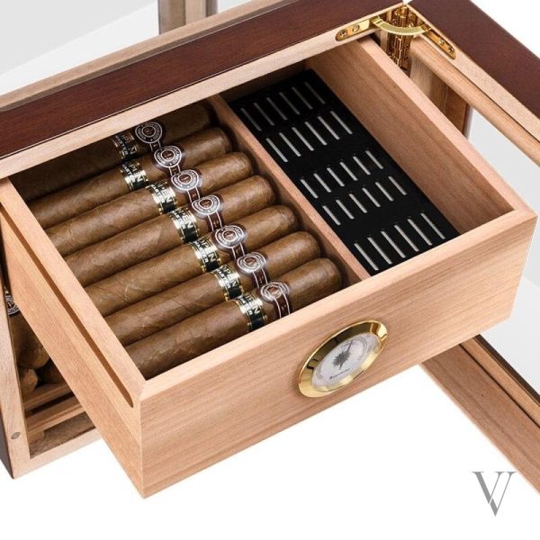 Humidor moderne, design compact pour cigares