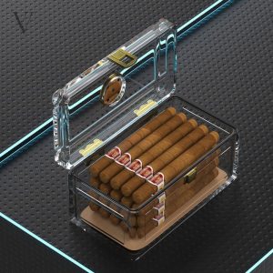 Cave à Cigare Crystal Wood pour une conservation optimale