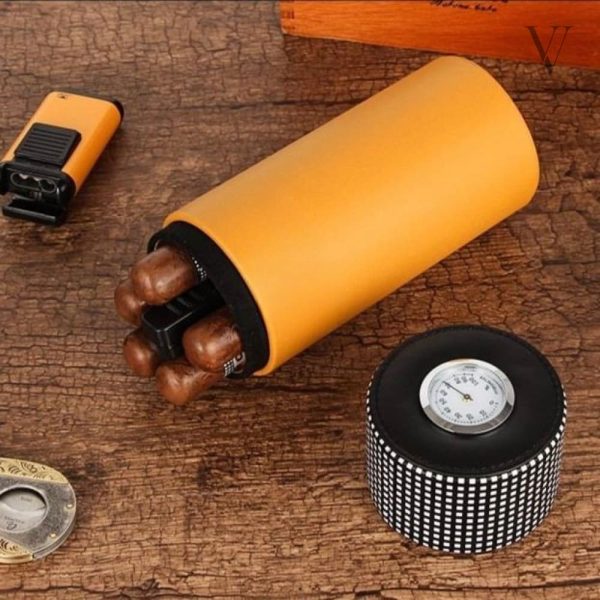 Humidor cylindrique pour conservation optimale
