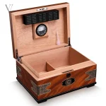 Humidor élégant pour conservation optimale des cigares