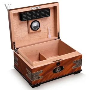 Humidor élégant pour conservation optimale des cigares