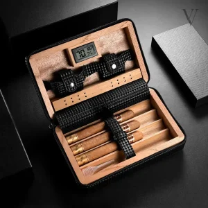 Humidor compact pour le transport de cigares