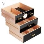 Humidor de luxe J.HOOVER, parfait pour amateurs de cigares