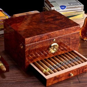 Humidor haut de gamme KING ARTHUR pour cigares raffinés