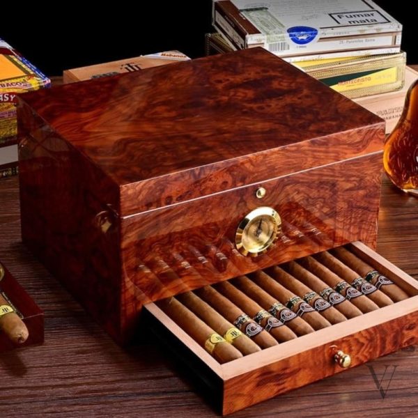 Humidor haut de gamme KING ARTHUR pour cigares raffinés
