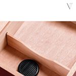 Stockage sécurisé des cigares dans cet humidificateur vitré