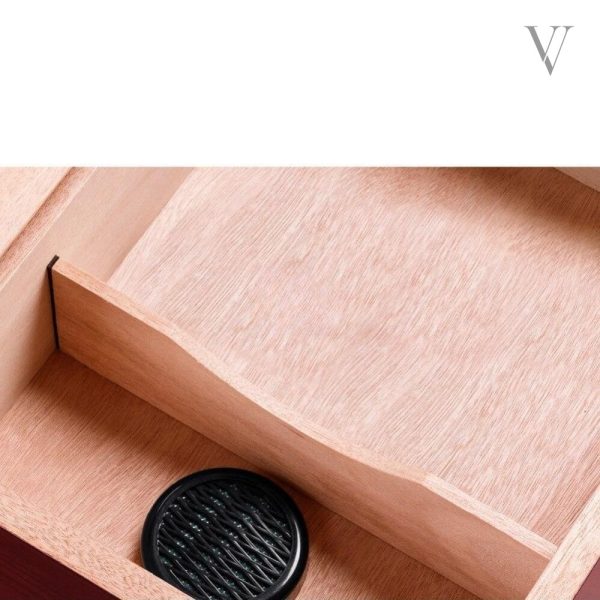 Stockage sécurisé des cigares dans cet humidificateur vitré
