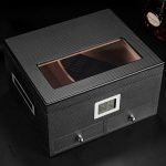 Humidor vitré de luxe pour cigares