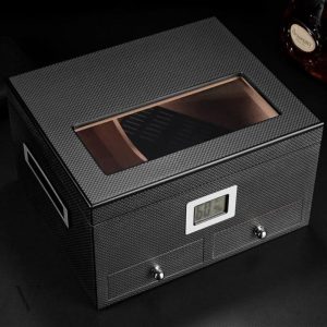 Humidor vitré de luxe pour cigares