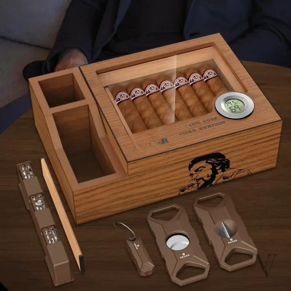 cave-a-cigares-avec-accessoires-coffret-prestige-libertador-1 Cave à cigares Coffret Prestige Libertador