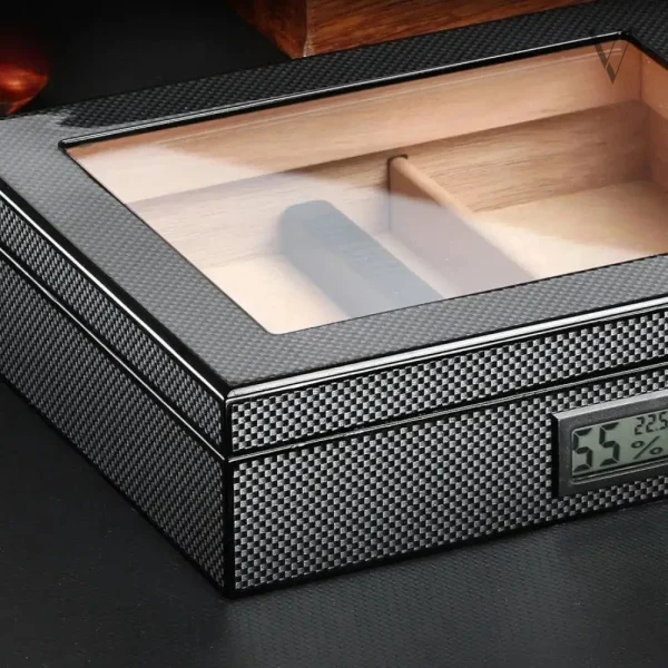 Humidor CARBON, élégance et fonctionnalité réunies