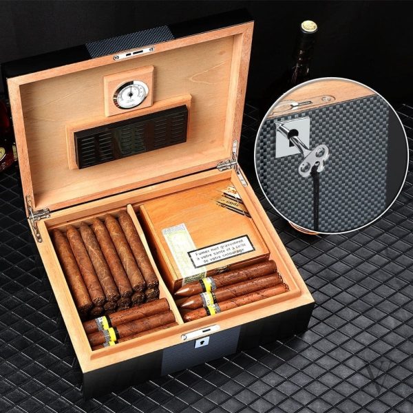 cave-a-cigares-cohiba-dual-carbon-1 Cave à Cigares DUAL CARBON, design moderne et élégant
