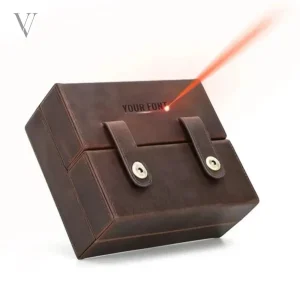 Étui à cigare en cuir pour un voyage élégant