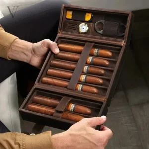 Étui à cigares personnalisé, style et praticité