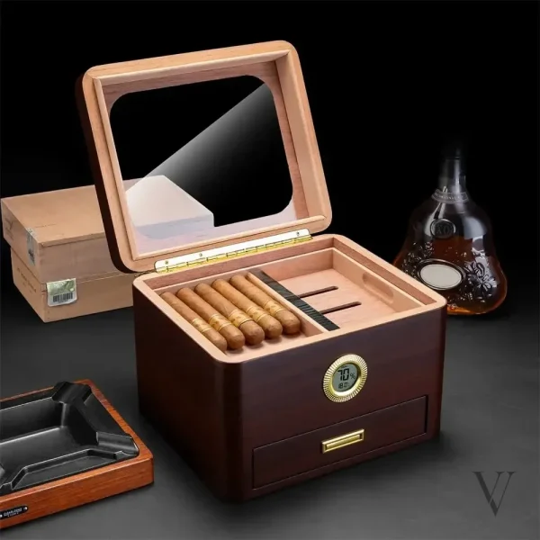 Accessoires complets pour la conservation des cigares