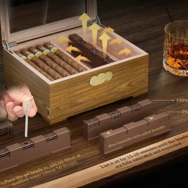 Cave à cigares haut de gamme pour aficionados