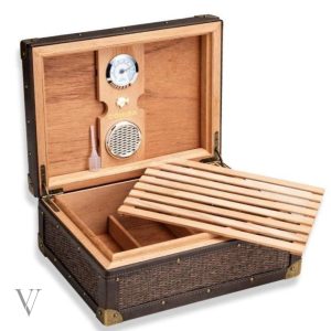 Humidor rotin élégant pour protéger vos cigares