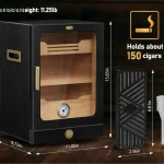 Élégante cave à cigares Titanis, choix des aficionados