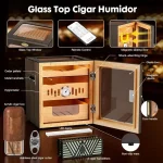 Humidor en cèdre espagnol, idéal pour collectionneurs