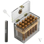 Humidor CRYSTAL VERTIGO pour maintenir l'humidité idéale