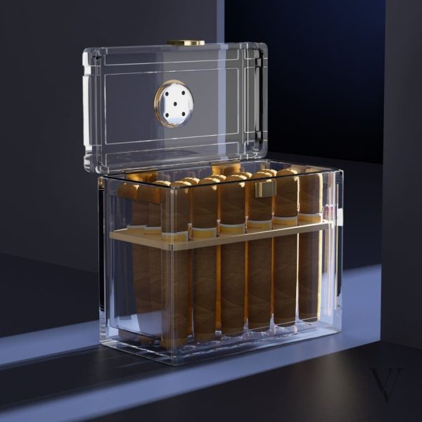 Stockage optimal pour cigares dans le CRYSTAL VERTIGO