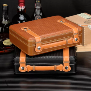 Humidor de voyage en cuir LOUIS XIII pour cigares